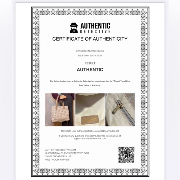 Authentic Chanel New Travel Line Tote - Beige/Off-White - Excellent Condition - Picture 3 of 16